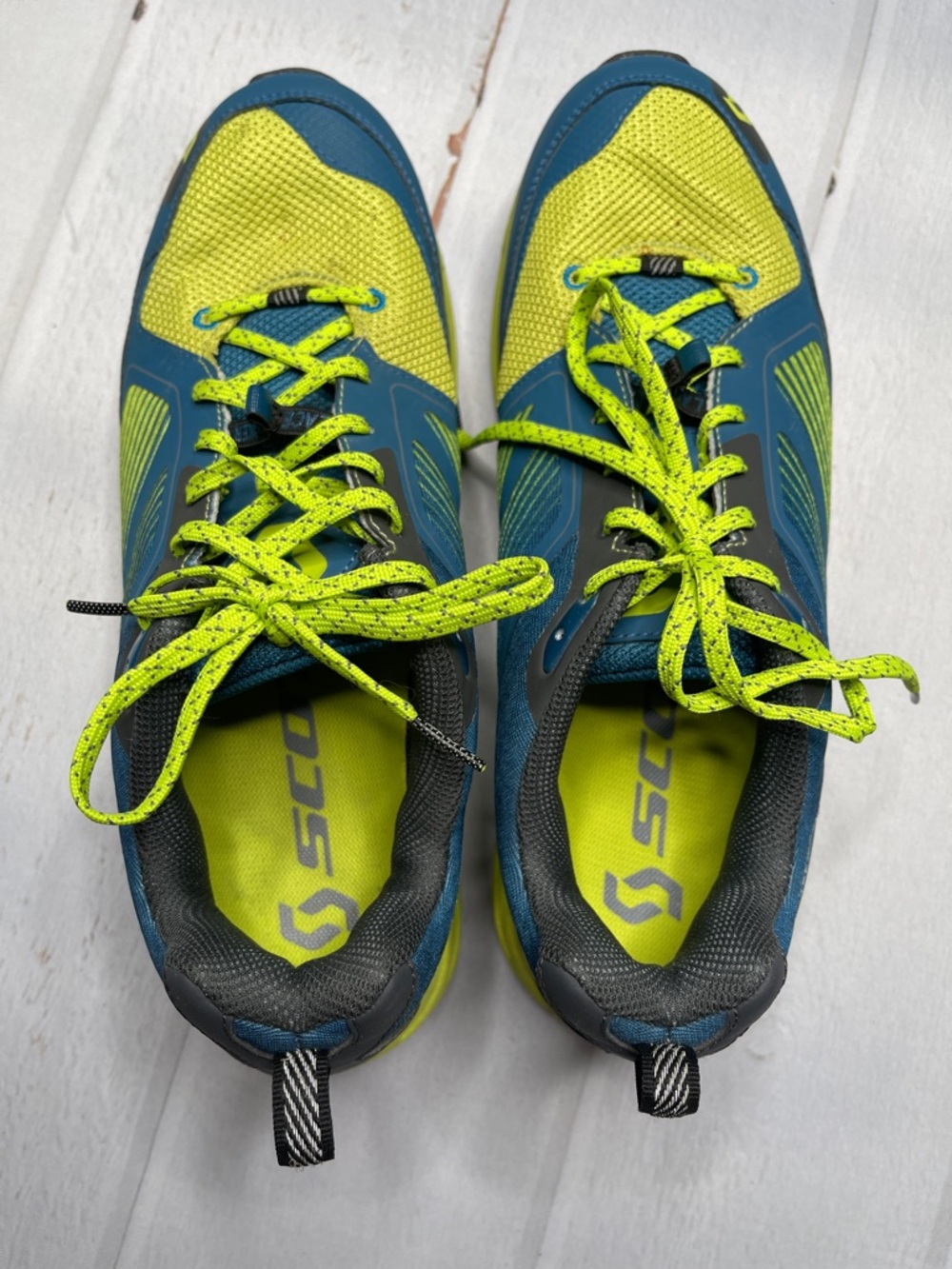 Scott Trail Shoes Eride 9.5 Men’s Kinabalu Supertrac Blue Sneakers Running - Picture 8 of 12
